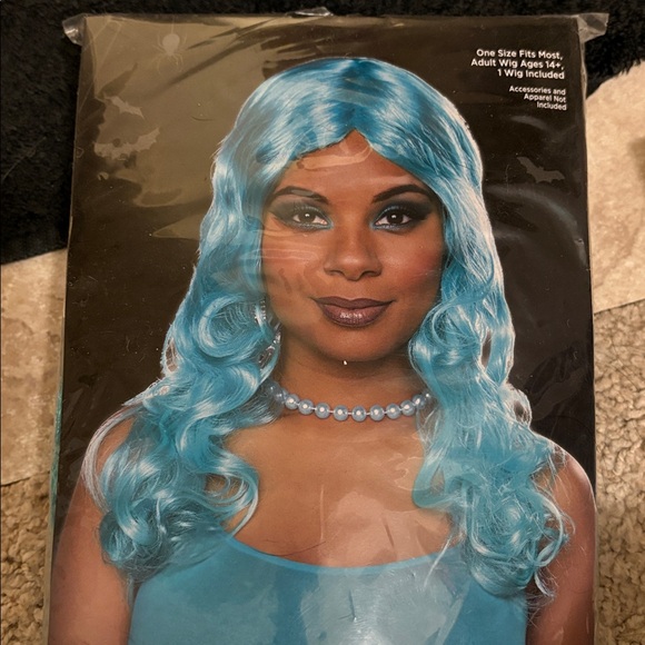 🆕DREAM GIRL: Blue Mermaid Wig- Adult Size - Picture 2 of 4